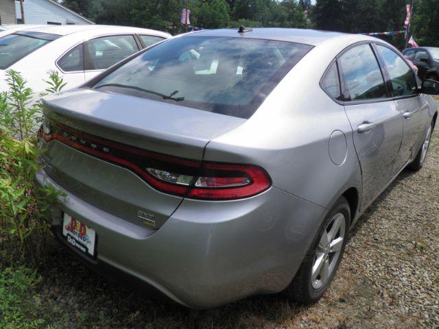 2016 Silver Dodge Dart SXT (1C3CDFBA2GD) with an 2.0L I4 engine, AT transmission, located at 15520 McMullen Hwy SW, Belair, MD, 21502, (301) 729-3700, 39.581375, -78.846451 - Photo#4