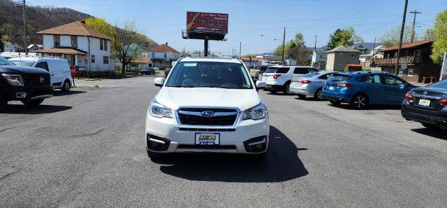 2018 WHITE /Gray Subaru Forester 2.5i Premium (JF2SJAGC2JH) with an 2.5 L4 engine, AT transmission, located at 15520 McMullen Hwy SW, Belair, MD, 21502, (301) 729-3700, 39.581375, -78.846451 - FOR A BETTER PRICE CALL PAUL AT 301-268-8150 - Photo#1