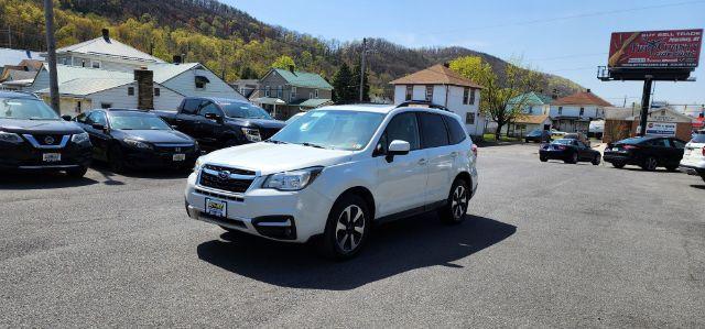2018 WHITE /Gray Subaru Forester 2.5i Premium (JF2SJAGC2JH) with an 2.5 L4 engine, AT transmission, located at 15520 McMullen Hwy SW, Belair, MD, 21502, (301) 729-3700, 39.581375, -78.846451 - FOR A BETTER PRICE CALL PAUL AT 301-268-8150 - Photo#2
