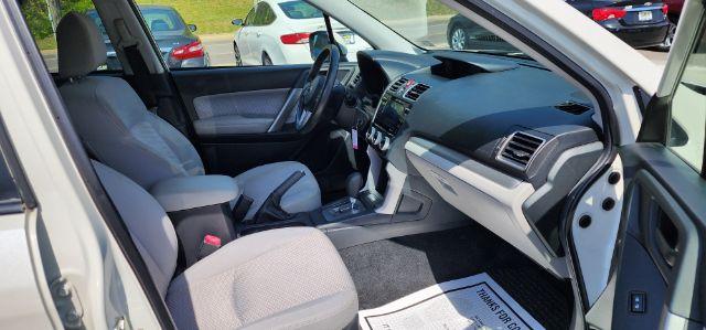 2018 WHITE /Gray Subaru Forester 2.5i Premium (JF2SJAGC2JH) with an 2.5 L4 engine, AT transmission, located at 15520 McMullen Hwy SW, Belair, MD, 21502, (301) 729-3700, 39.581375, -78.846451 - FOR A BETTER PRICE CALL PAUL AT 301-268-8150 - Photo#14