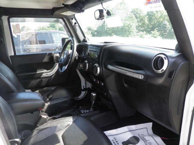 2013 White Jeep Wrangler Unlimited Freedom Edition (1C4BJWDG2DL) with an 3.6L V6 engine, AT transmission, located at 15520 McMullen Hwy SW, Belair, MD, 21502, (301) 729-3700, 39.581375, -78.846451 - Photo#3