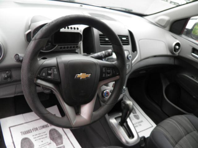 2015 White Chevrolet Sonic LT Auto 5-Door (1G1JC6SG0F4) with an 1.8L I4 engine, AT transmission, located at 15520 McMullen Hwy SW, Belair, MD, 21502, (301) 729-3700, 39.581375, -78.846451 - Photo#2