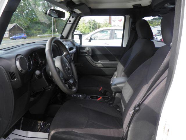 2013 White Jeep Wrangler Unlimited Sport (1C4BJWDGXDL) with an 3.6L V6 engine, AT transmission, located at 15520 McMullen Hwy SW, Belair, MD, 21502, (301) 729-3700, 39.581375, -78.846451 - Photo#1