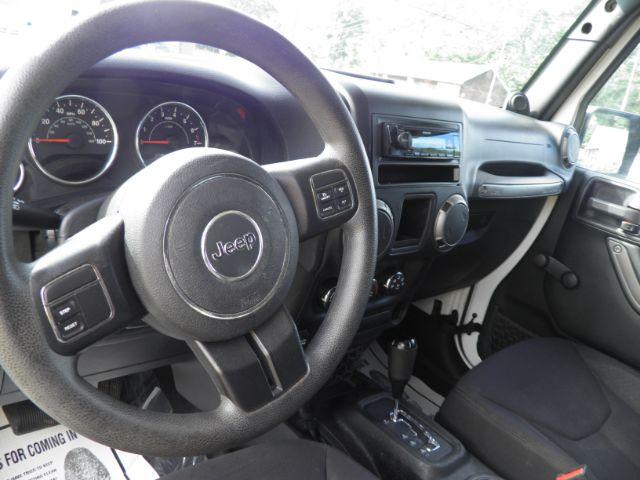 2013 White Jeep Wrangler Unlimited Sport (1C4BJWDGXDL) with an 3.6L V6 engine, AT transmission, located at 15520 McMullen Hwy SW, Belair, MD, 21502, (301) 729-3700, 39.581375, -78.846451 - Photo#2