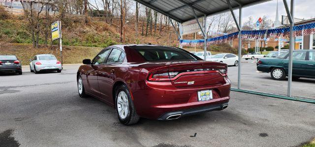 2021 Maroon /Black, premium leather Dodge Charger SXT (2C3CDXBG4MH) with an 3.6L V6 engine, AT transmission, 0.000000, 0.000000 - Photo#9