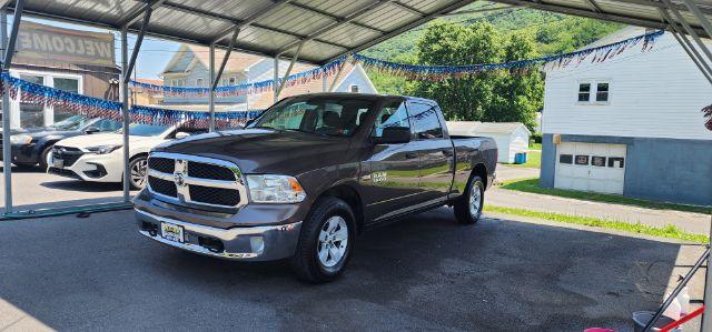 2018 Brown /Black/Diesel Gray, vinyl Ram 1500 Crew Tradesman Crew Cab LWB 4WD (1C6RR7ST2JS) with an 5.7L V8 engine, AT transmission, located at 15520 McMullen Hwy SW, Belair, MD, 21502, (301) 729-3700, 39.581375, -78.846451 - Photo#0