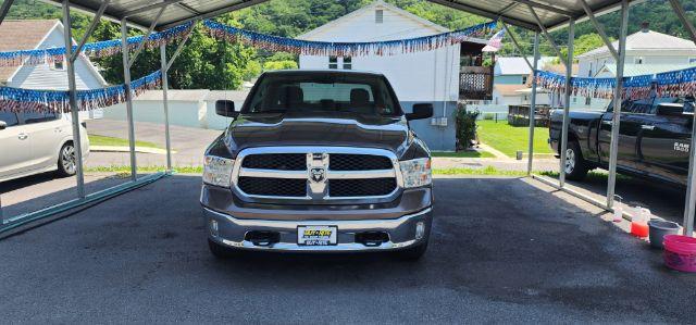 2018 Brown /Black/Diesel Gray, vinyl Ram 1500 Crew Tradesman Crew Cab LWB 4WD (1C6RR7ST2JS) with an 5.7L V8 engine, AT transmission, located at 15520 McMullen Hwy SW, Belair, MD, 21502, (301) 729-3700, 39.581375, -78.846451 - Photo#1
