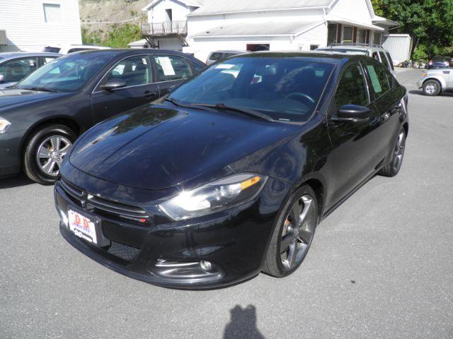 2015 Black Dodge Dart GT (1C3CDFEB9FD) with an 2.4L I4 engine, AT transmission, located at 15520 McMullen Hwy SW, Belair, MD, 21502, (301) 729-3700, 39.581375, -78.846451 - Photo#0