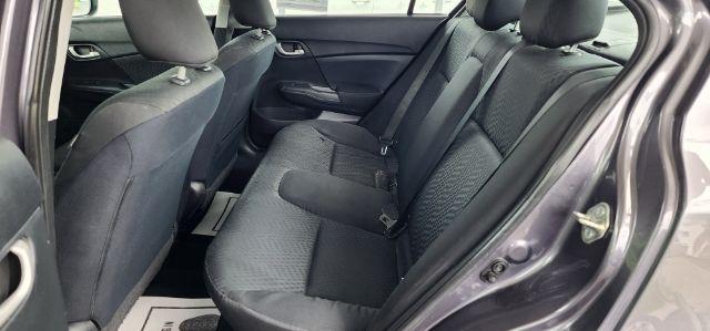 2015 GRAY /Black, cloth Honda Civic LX Sedan CVT (19XFB2F50FE) with an 1.8L L4 engine, CVT transmission, located at 19521 New George's Creek Rd SW, Barton, MD, 21521, (301) 463-2404, 39.524323, -79.017906 - Photo#7