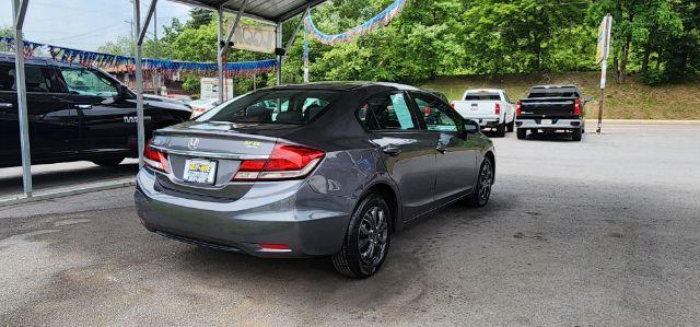 2015 GRAY /Black, cloth Honda Civic LX Sedan CVT (19XFB2F50FE) with an 1.8L L4 engine, CVT transmission, located at 19521 New George's Creek Rd SW, Barton, MD, 21521, (301) 463-2404, 39.524323, -79.017906 - Photo#11