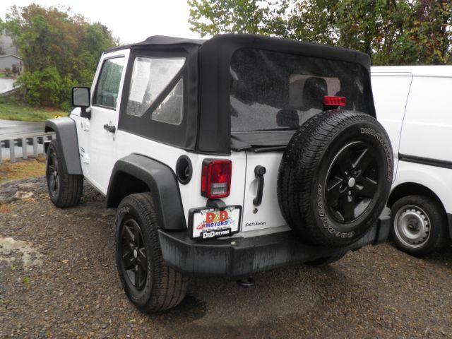 2017 WHITE Jeep Wrangler Sport 4x4 (1C4AJWAG8HL) with an 3.6L V6 engine, located at 19521 New George's Creek Rd SW, Barton, MD, 21521, (301) 463-2404, 39.524323, -79.017906 - Photo#5