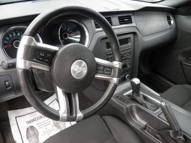 2014 Black Ford Mustang V6 (1ZVBP8AM6E5) with an 3.7L V6 engine, MAN transmission, located at 19521 New George's Creek Rd SW, Barton, MD, 21521, (301) 463-2404, 39.524323, -79.017906 - Photo#2