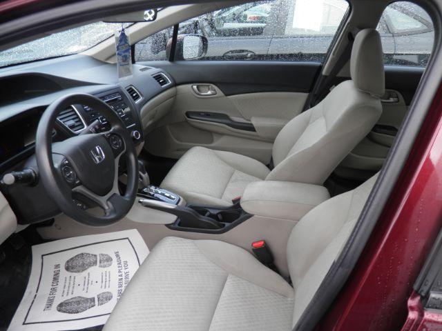 2015 Red Honda Civic LX (19XFB2F51FE) with an 1.8L I4 engine, AT transmission, located at 15520 McMullen Hwy SW, Belair, MD, 21502, (301) 729-3700, 39.581375, -78.846451 - Photo#2