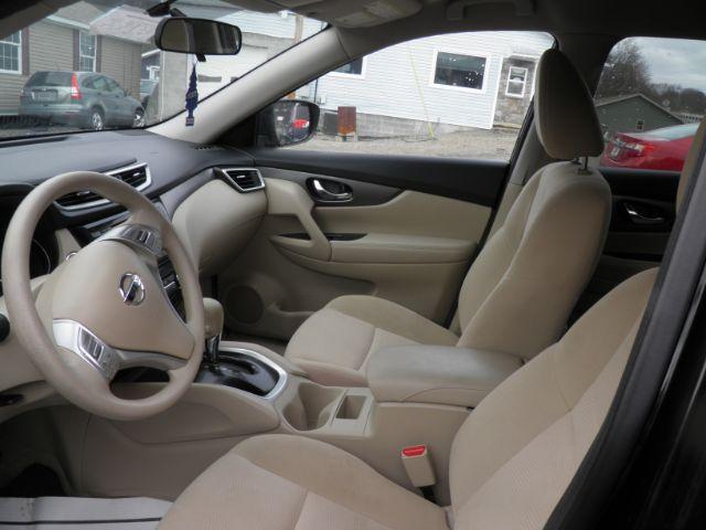 2015 Black Nissan Rogue SV (KNMAT2MV1FP) with an 2.5l I4 engine, CVT transmission, located at 19521 New George's Creek Rd SW, Barton, MD, 21521, (301) 463-2404, 39.524323, -79.017906 - Photo#1