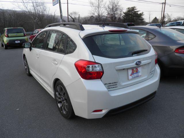 2015 White Subaru Impreza 2.0i Sport Limited (JF1GPAV64F8) with an 2.0L H4 engine, AT transmission, located at 15520 McMullen Hwy SW, Belair, MD, 21502, (301) 729-3700, 39.581375, -78.846451 - Photo#5