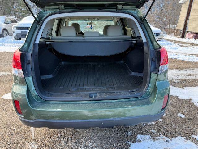 2012 GREEN Subaru Outback 2.5i Premium (4S4BRBCC9C3) with an 2.5 L4 engine, CVT transmission, located at 19521 New George's Creek Rd SW, Barton, MD, 21521, (301) 463-2404, 39.524323, -79.017906 - Photo#2