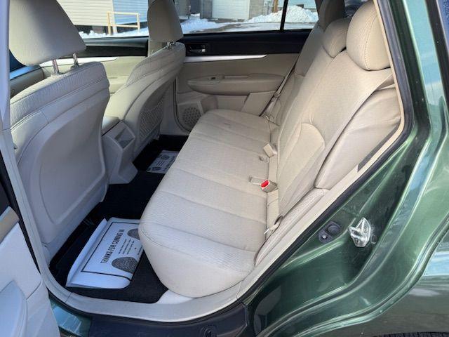 2012 GREEN Subaru Outback 2.5i Premium (4S4BRBCC9C3) with an 2.5 L4 engine, CVT transmission, located at 19521 New George's Creek Rd SW, Barton, MD, 21521, (301) 463-2404, 39.524323, -79.017906 - Photo#3