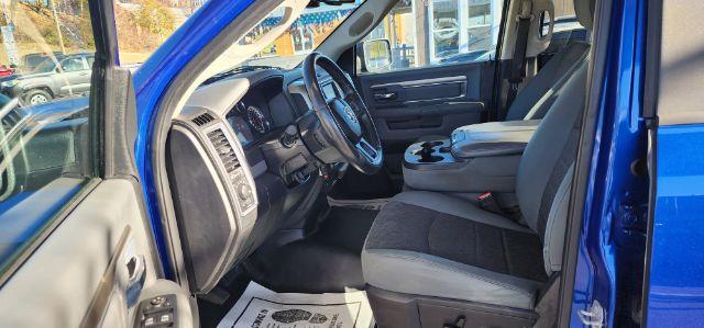 2017 Blue /Diesel Gray/Black Ram 1500 Big Horn Quad Cab 4x4 6'4 Box (1C6RR7GT2HS) with an 5.7L V8 engine, AT transmission, located at 15520 McMullen Hwy SW, Belair, MD, 21502, (301) 729-3700, 39.581375, -78.846451 - Photo#4