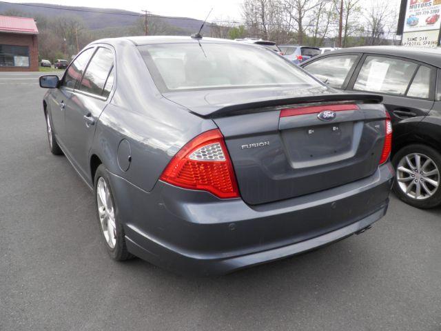 2012 BLUE Ford Fusion SE (3FAHP0HA4CR) with an 2.5L I-4 DOHC engine, AT transmission, located at 15520 McMullen Hwy SW, Belair, MD, 21502, (301) 729-3700, 39.581375, -78.846451 - Photo#4