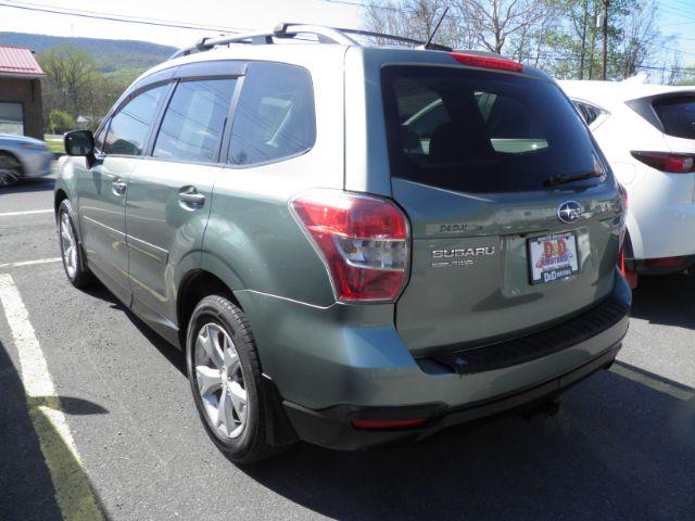 2015 GREEN Subaru Forester 2.5i Premium (JF2SJADC9FG) with an 2.5 L4 engine, CVT transmission, located at 15520 McMullen Hwy SW, Belair, MD, 21502, (301) 729-3700, 39.581375, -78.846451 - Photo#5