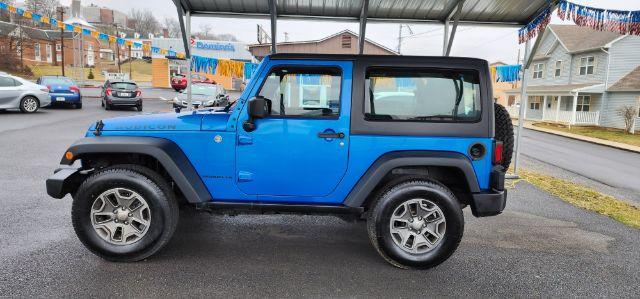 2015 BLUE /Black Jeep Wrangler Rubicon (1C4BJWCGXFL) with an 3.6L V6 engine, AT transmission, located at 15520 McMullen Hwy SW, Belair, MD, 21502, (301) 729-3700, 39.581375, -78.846451 - Photo#3