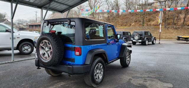 2015 BLUE /Black Jeep Wrangler Rubicon (1C4BJWCGXFL) with an 3.6L V6 engine, AT transmission, located at 15520 McMullen Hwy SW, Belair, MD, 21502, (301) 729-3700, 39.581375, -78.846451 - Photo#11