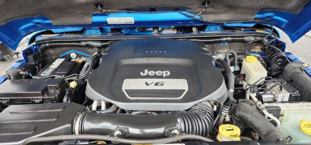 2015 BLUE /Black Jeep Wrangler Rubicon (1C4BJWCGXFL) with an 3.6L V6 engine, AT transmission, located at 15520 McMullen Hwy SW, Belair, MD, 21502, (301) 729-3700, 39.581375, -78.846451 - Photo#15