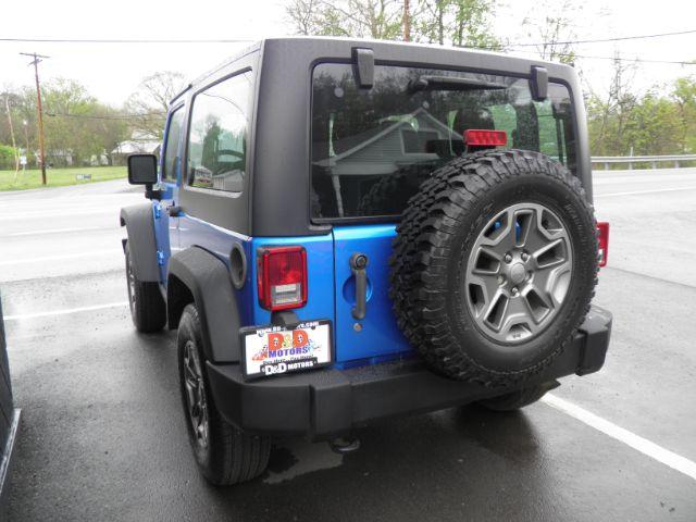 2015 BLUE /Black Jeep Wrangler Rubicon (1C4BJWCGXFL) with an 3.6L V6 engine, AT transmission, located at 15520 McMullen Hwy SW, Belair, MD, 21502, (301) 729-3700, 39.581375, -78.846451 - Photo#9