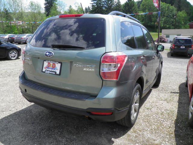 2014 GREEN Subaru Forester 2.5i Premium (JF2SJAEC4EH) with an 2.5 L4 engine, CVT transmission, located at 19521 New George's Creek Rd SW, Barton, MD, 21521, (301) 463-2404, 39.524323, -79.017906 - Photo#5