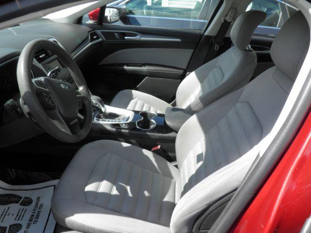 2014 RED Ford Fusion S (3FA6P0G75ER) with an 2.5 L4 engine, AT transmission, located at 15520 McMullen Hwy SW, Belair, MD, 21502, (301) 729-3700, 39.581375, -78.846451 - Photo#1