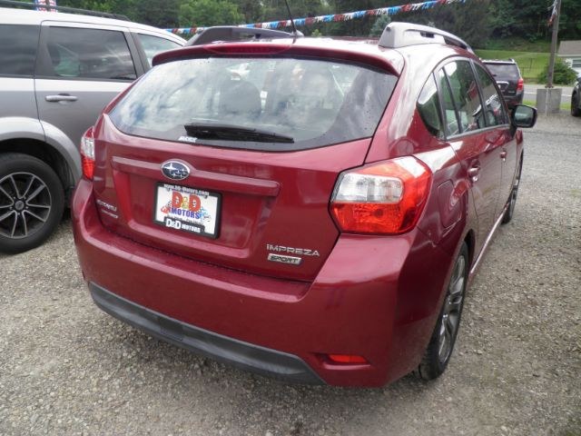 2014 RED Subaru Impreza 2.0i Sport Premium (JF1GPAL69EH) with an 2.4L L4 engine, CVT transmission, located at 19521 New George's Creek Rd SW, Barton, MD, 21521, (301) 463-2404, 39.524323, -79.017906 - Photo#5