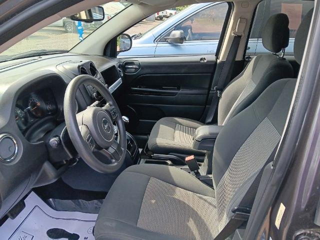 2016 GRAY Jeep Compass Sport (1C4NJDBB9GD) with an 2.4L L4 engine, located at 19521 New George's Creek Rd SW, Barton, MD, 21521, (301) 463-2404, 39.524323, -79.017906 - Photo#1