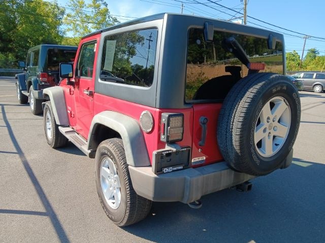2012 RED Jeep Wrangler Sport (1C4AJWAG8CL) with an 3.6l V6 engine, AT transmission, located at 15520 McMullen Hwy SW, Belair, MD, 21502, (301) 729-3700, 39.581375, -78.846451 - Photo#2