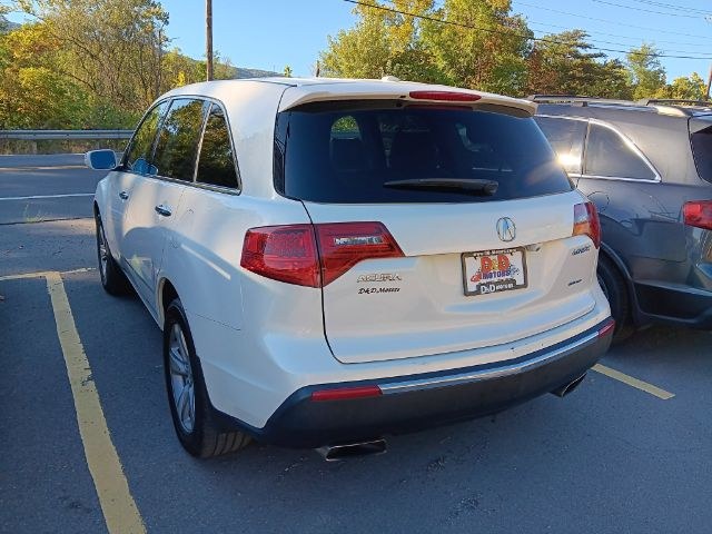 2011 WHITE Acura MDX Technology Package (2HNYD2H62BH) with an 3.7L V6 engine, located at 15520 McMullen Hwy SW, Belair, MD, 21502, (301) 729-3700, 39.581375, -78.846451 - Photo#4
