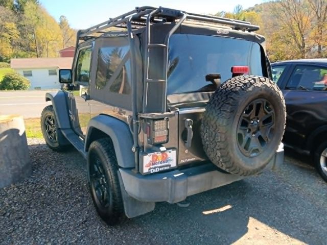 2016 GRAY Jeep Wrangler Sport (1C4AJWAG3GL) with an 3.6L V6 engine, 6SP transmission, located at 19521 New George's Creek Rd SW, Barton, MD, 21521, (301) 463-2404, 39.524323, -79.017906 - Photo#3